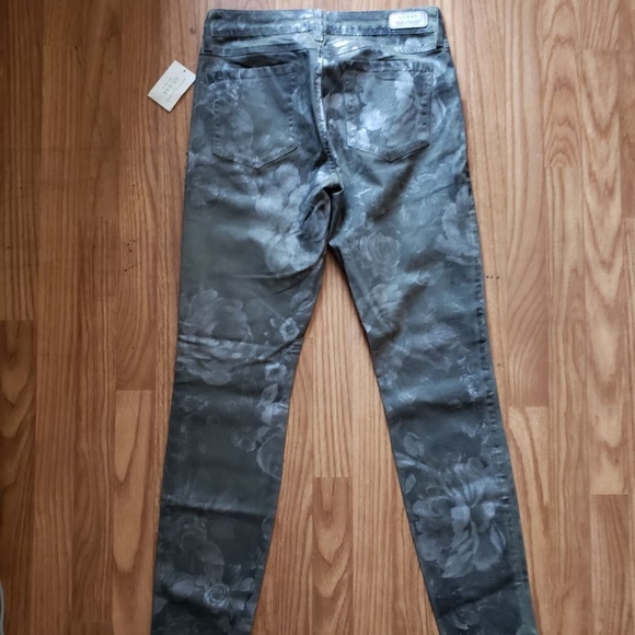 GUESS WOMENS  BRITTNEY SKINNY ANKLE COATED JEAN - Picture 4 of 7